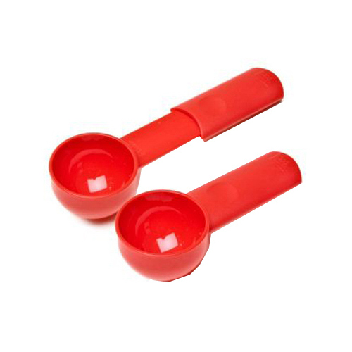 Coffee Measure Scoop, Red Plastic