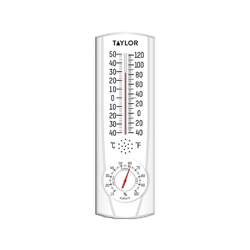 Indoor/Outdoor Thermometer/Hygrometer, 9-In.