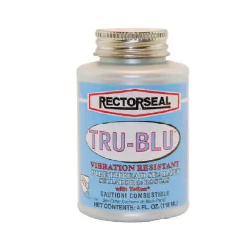 RECTORSEAL CORPORATION 31631 Tru-Blu Pipe Thread Sealant, 4-oz.