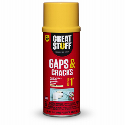 Great Stuff 157901 Gaps & Cracks Foam Sealant, Minimal Expanding, 12-oz.