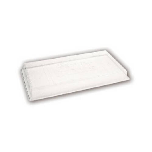 Tray Cover, 11 in L Tray, 22 in W Tray, Plastic, Clear