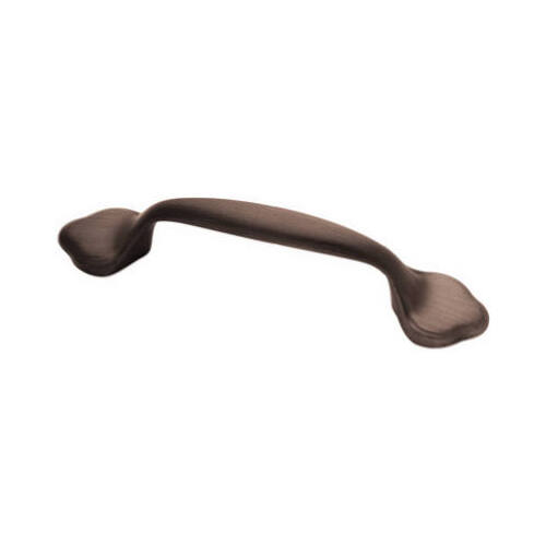 3-In. Bronze Scroll Edge Cabinet Pull