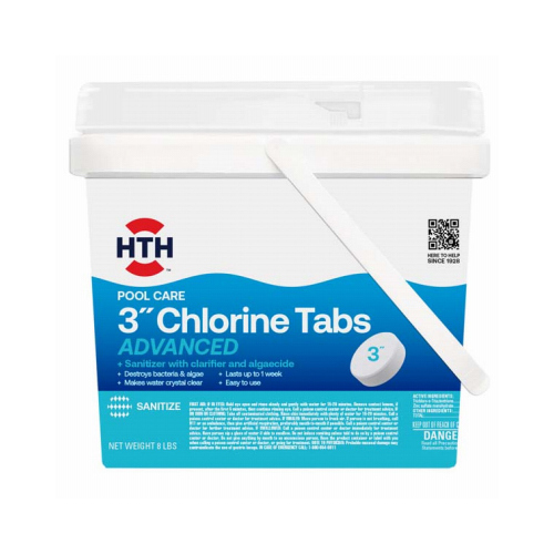 SOLENIS 42053 Advanced Chlorinating Tablets, 3-In., 8-Lbs.