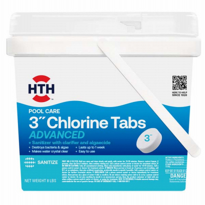 SOLENIS 42053 Advanced Chlorinating Tablets, 3-In., 8-Lbs.