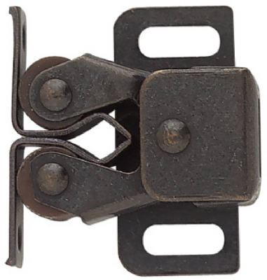 Liberty Hardware C08820V-STB-P2 Double Roller Catch with Spear, Statuary Bronze, 1.25 x .5-In.