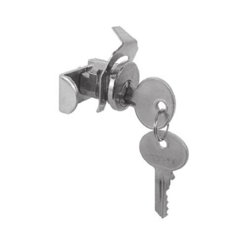 Mailbox Replacement Lock For Jensen General With 2 Keys, Nickel Finish