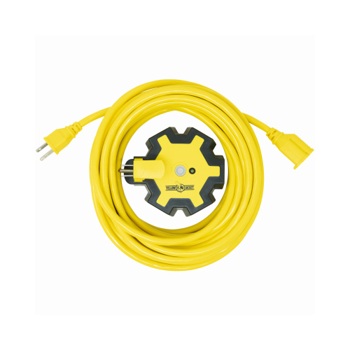 Southwire 41245 Yellow Jacket Outdoor Power Set, 30-Ft. Extension Cord + 5-Outlet Adapter
