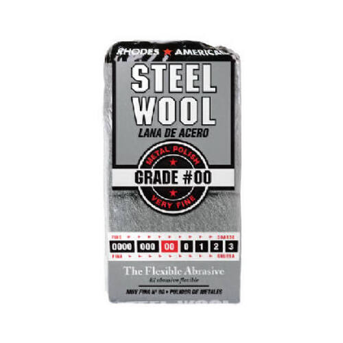 Steel Wool Pads, #00 Very Fine  pack of 12