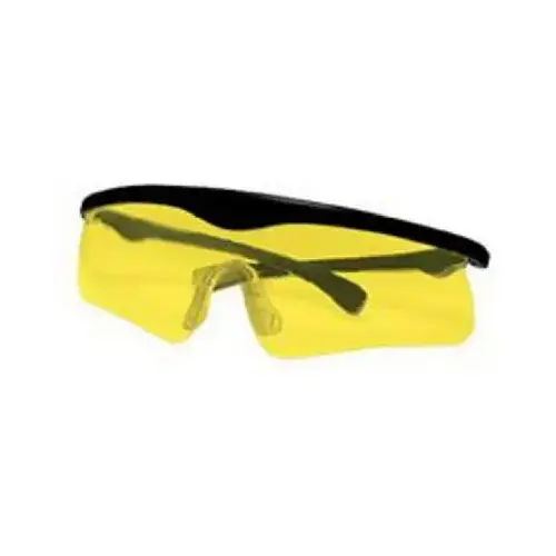 DAISY 985845-444 Shooting Glasses, Wrap-Around Style, Amber