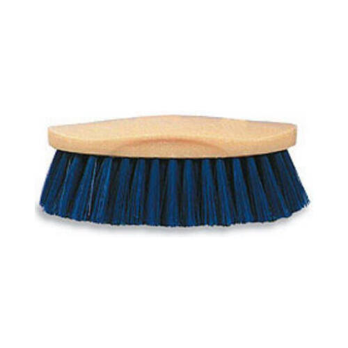 Horse Grooming Brush, Synthetic Bristle, Blue, 2 x 8-1/2 x 2-3/8-In.