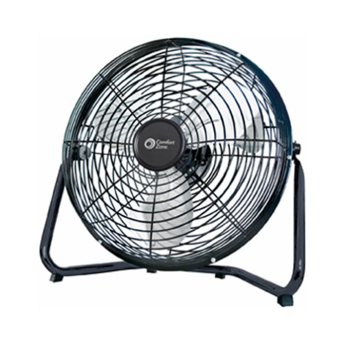 High Velocity Fan, Heavy-Duty, Black Metal, 14-In.