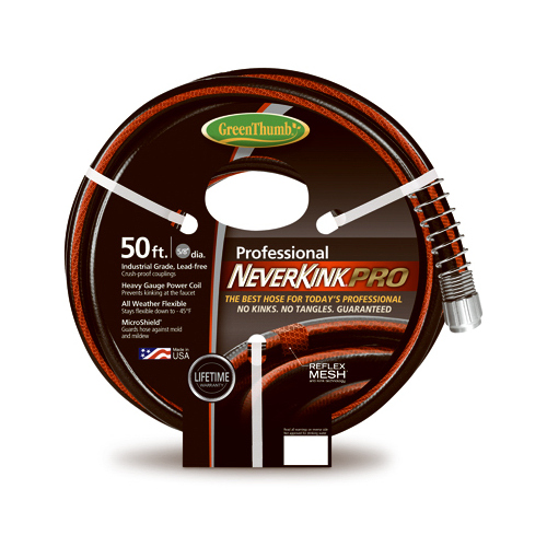 NeverKink Pro Garden Hose, Commercial-Duty, 5/8-In. x 50-Ft.
