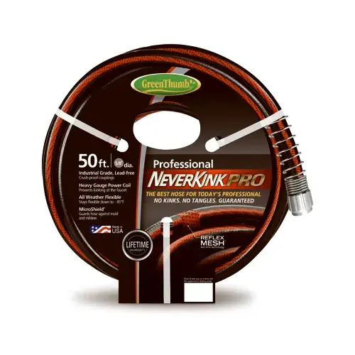 Teknor Apex GT8844-50 NeverKink Pro Garden Hose, Commercial-Duty, 5/8-In. x 50-Ft.