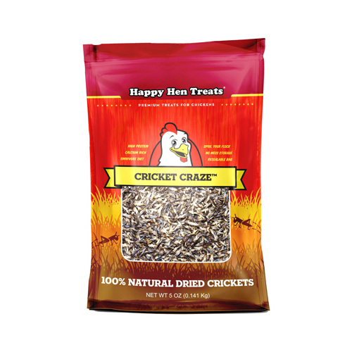 Happy Hen Treats 17008 Cricket Craze Poultry Treats, 5-oz.