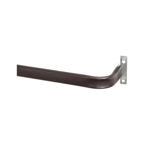 Kenney KN514 Curtain Rod, Heavy Duty, Brown, 28 to 48-In.