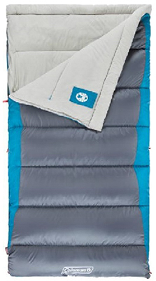 THE COLEMAN COMPANY INC 2000029002 Aspen Meadows Sleeping Bag, Warm Weather, 39 x 81-In.