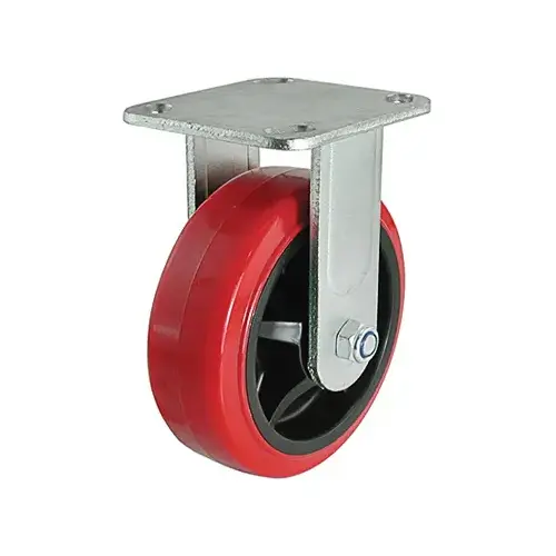 Mold-On Polyurethane Industrial Casters with Plate