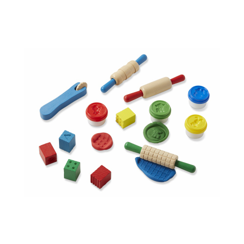 Shape Model & Mold Play Clay & Wooden Tools