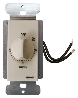 SOUTHWIRE/COLEMAN CABLE 59715WD In-Wall 30-Minute Switch Timer, Almond