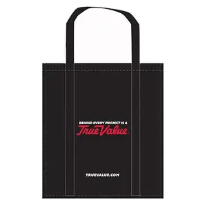 1 BAG AT A TIME-IMPORT 0101-35TVB TV BLK Re-Use Shop Bag