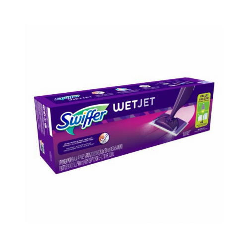 WetJet Sweeper Starter Kit, Synthetic Mop Head - pack of 2