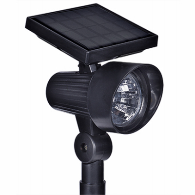 RIMPORTS LLC GL40250 LED Solar Spot Light, Black, 100 Lumens