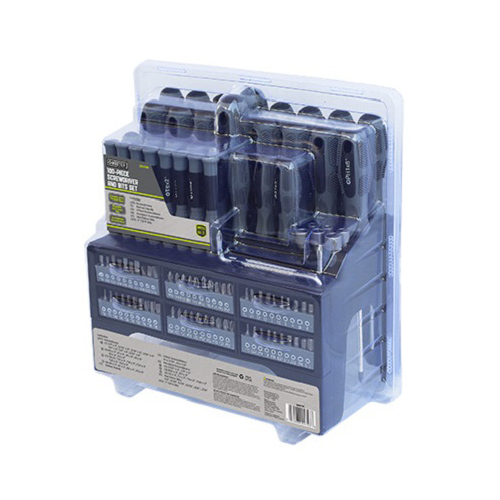 Screwdriver & Bit Set, 100-Pc.