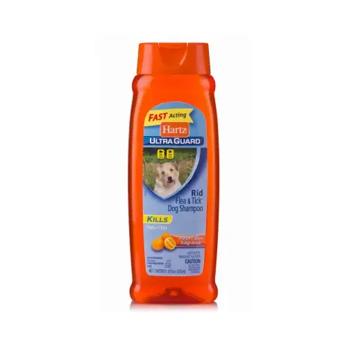 HARTZ MOUNTAIN CORPORATON 3270002299 UltraGuard Rid Flea & Tick Shampoo, Citrus Scent, 18 oz.