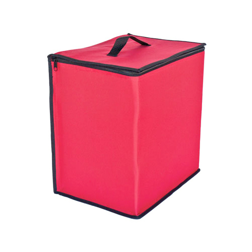 Ornament Storage Tub, Red, Holds 48