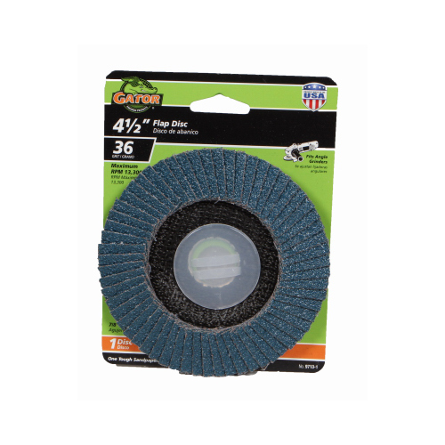 Flap Disc, 36 Grit, 4.5-In.