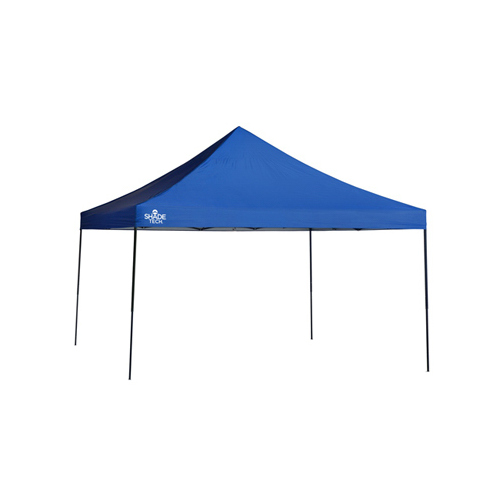 ShelterLogic 167601 Shade Tech One Push Canopy, Blue, 10 x 10-Ft.