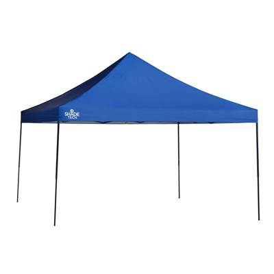 ShelterLogic 167601 Shade Tech One Push Canopy, Blue, 10 x 10-Ft.