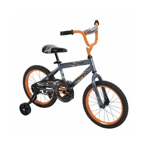 HUFFY BICYCLES 21802 Boys' Pro Thunder Bicycle, Charcoal, Coaster Brake, 16-In.