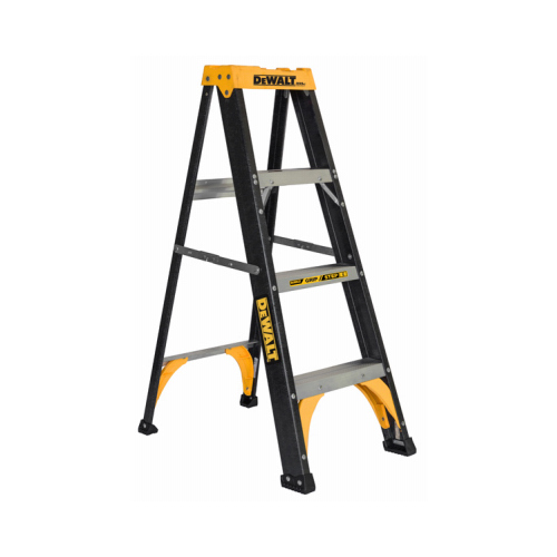 DEWALT DXL3210-04 Step Ladder, Type II, Fiberglass, 4-Ft.