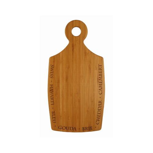 Totally Bamboo 20-7785 Cheese Serving/Cutting Board, Bamboo