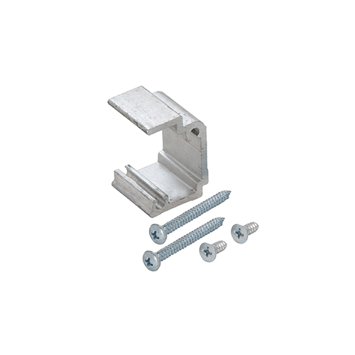 CRL-U.S. Aluminum 1P456 Tubular Intermediate Horizontal Mullion Shear Block with Screws - 20/Pk