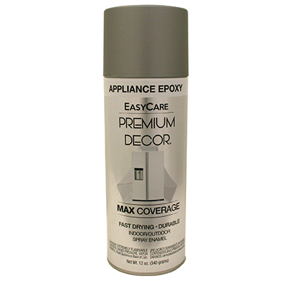 TRUE VALUE MFG COMPANY PD1553-AER Premium Decor Appliance Epoxy Spray Paint, Stainless Steel, 12-oz.