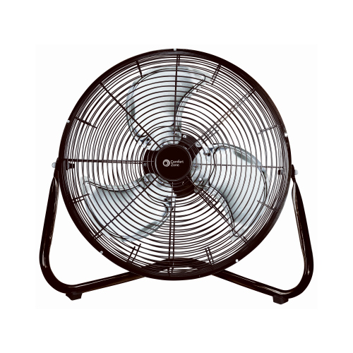 World and Main CZHV20BK Cradle Fan, High-Velocity, 3-Speed, 20-In.