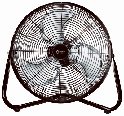 World and Main CZHV20BK Cradle Fan, High-Velocity, 3-Speed, 20-In.