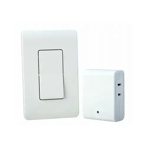 Wireless Wall Switch Remote, White