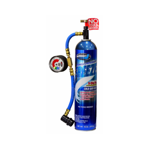 Blue Magic 6407 R134a Auto A/C Refrigerant With Boosters, 18-oz.