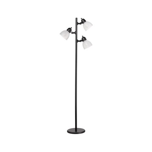 LED Tree Floor Lamp, Black, 63-In.