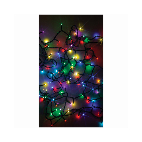LED Compact String 300-Light Set, Micro, Twinkling Multi-Color