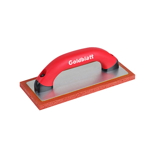 Goldblatt G06965 Rubber Float, Red Foam, 9 x 4-In.