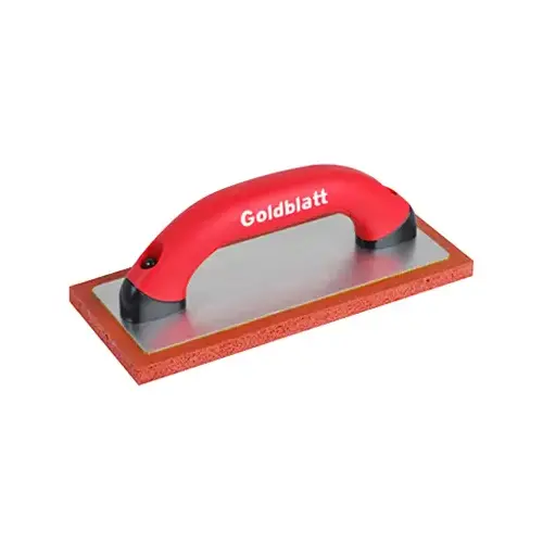 Goldblatt G06965 Rubber Float, Red Foam, 9 x 4-In.