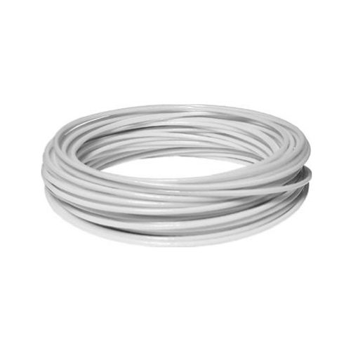 HILLMAN FASTENERS 122066 Clothesline Wire, Plastic Coated, White, 100-Ft.