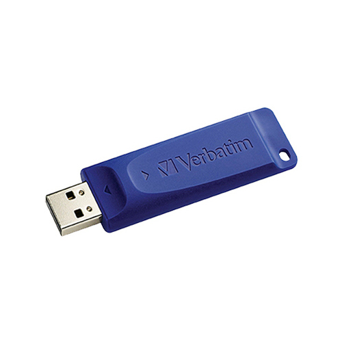 Verbatim 98658 USB Flash Drive, Blue, 64 GB