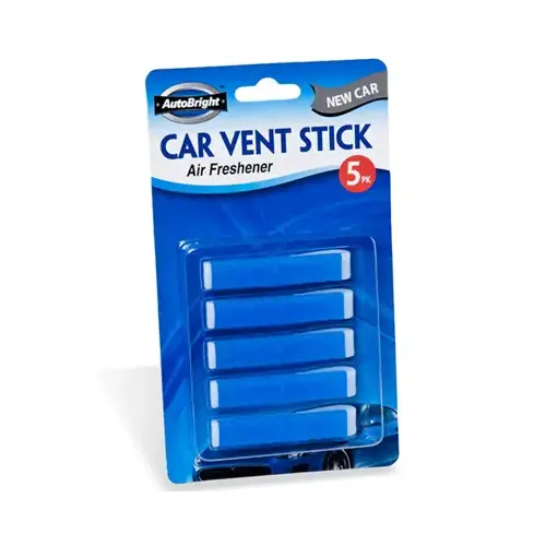 Car Air Freshener, Vent Stick, New Car - pack of 5