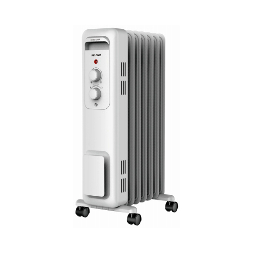 Radiator Heater, White, Electronic & Remote Control