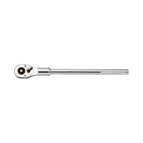 Ratchet, 3/4 in Drive, 22 in OAL, Chrome